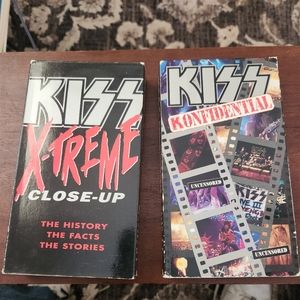 Kiss VHS tapes, x-treme and konfidential